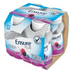Abbott Ensure Plus Integratore Ipercalorico Gusto Frutti di Bosco 4x200ml