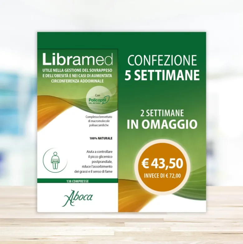 Aboca Fitomagra Libramed Integratore Controllo della Fame 138 Compresse + 84 in Omaggio
