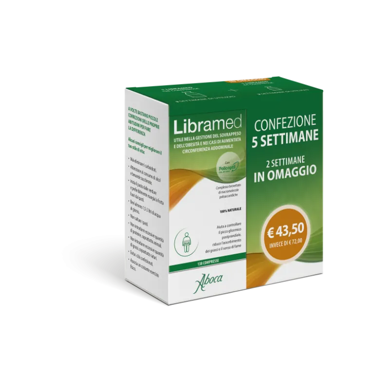 Aboca Fitomagra Libramed Integratore Controllo della Fame 138 Compresse + 84 in Omaggio