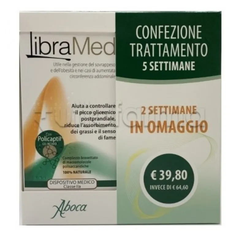 Aboca Fitomagra Libramed Integratore Controllo della Fame 138 Compresse + 84 in Omaggio