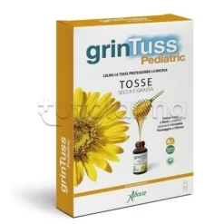 Aboca Grintuss Pediatric Sciroppo per Vie Respiratorie 12 Flaconcini