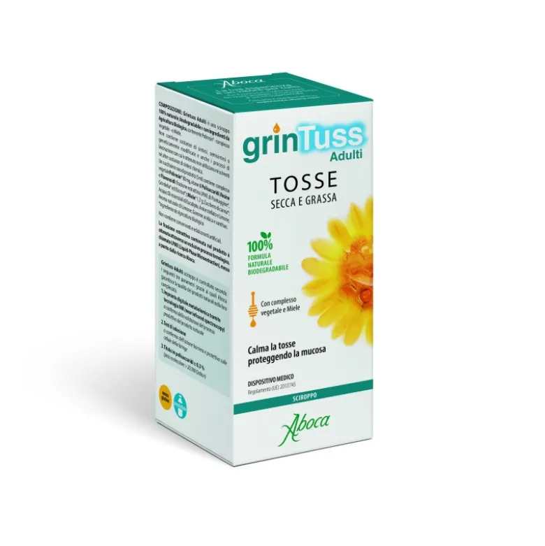 Aboca Grintuss Sciroppo Adulti per la Tosse 180gr