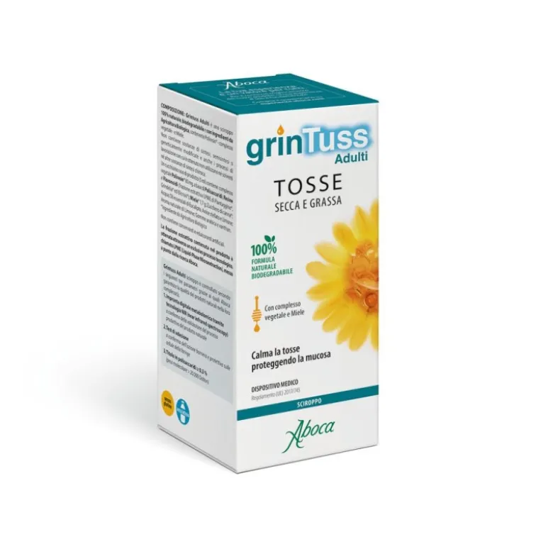 Aboca Grintuss Sciroppo Adulti per la Tosse 180gr