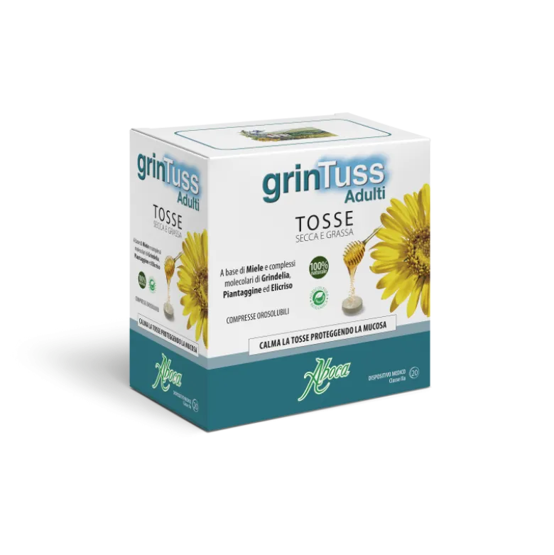 Aboca Grintuss Tosse Secca e Grassa per Adulti 20 Compresse