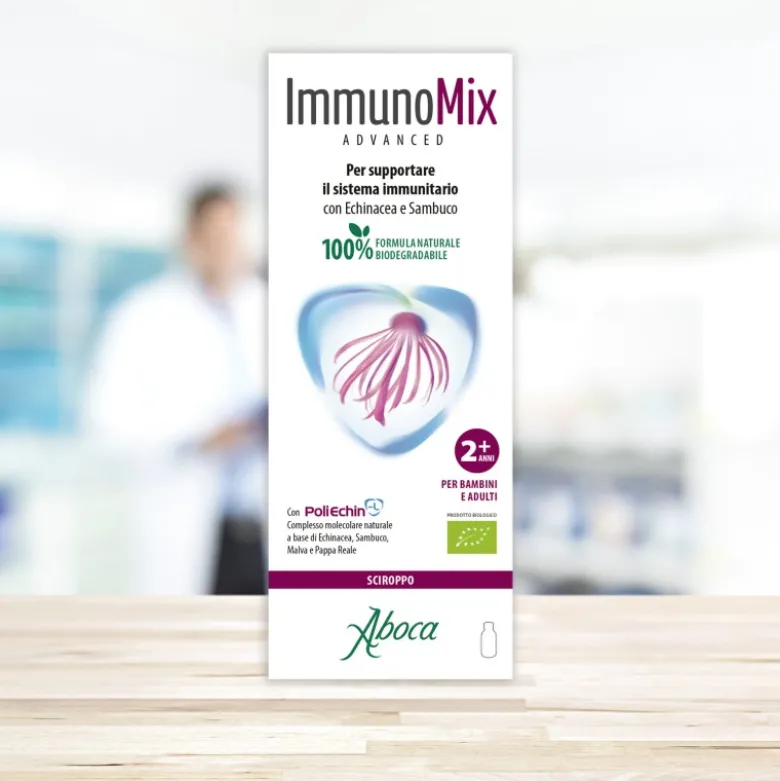 Aboca Immunomix Advanced Integratore per le Difese Immunitarie Sciroppo 210g