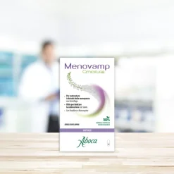 Aboca Menovamp Cimifuga Formula Potenziata Integratore per la Menopausa 60 Capsule