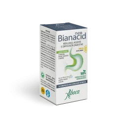 Aboca NeoBianacid per Acidità e Reflusso 14 Compresse Gusto Limone