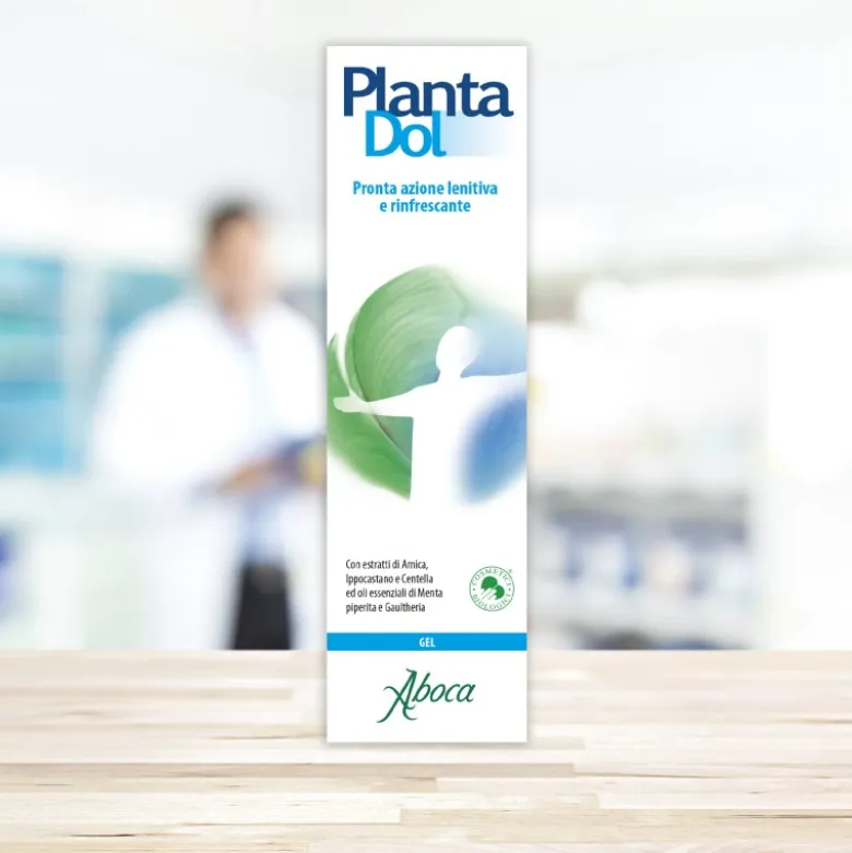 Aboca Plantadol Gel Rinfrescante per Dolori delle Articolazioni e Muscoli 50ml