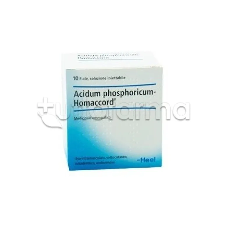 Acidum Phosphoricum Homaccord Heel Guna 10 Fiale Medicinale Omeopatico