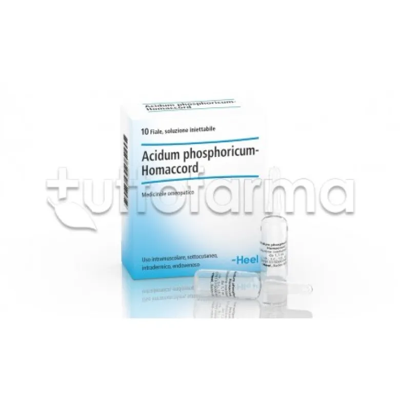 Acidum Phosphoricum Homaccord Heel Guna 10 Fiale Medicinale Omeopatico