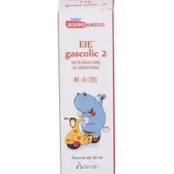 Adamah EIE Gascolic 2 Gocce Naturali per Bambini Digestione e Gas 30ml