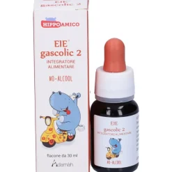 Adamah EIE Gascolic 2 Gocce Naturali per Bambini Digestione e Gas 30ml