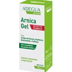 Adegua Active Arnica Gel Effetto Termico Sollievo Muscolare 75 ml