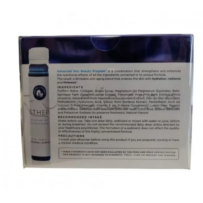 Aethern Advanced Skin Beauty Program Integratore Pelle 28 Flaconcini