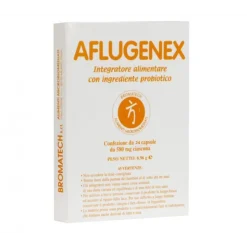Aflugenex Bromatech Benessere Intestinale 24 Capsule Formato Convenienza