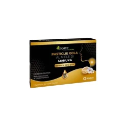 Agave Pastiglie Gola Manuka IAA 15+ per Mal di Gola 16 Pastiglie