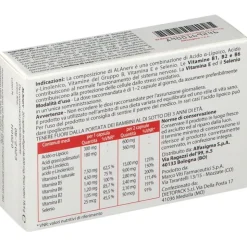 Alanerv Integratore Antiossidante 20 Compresse