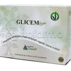 Alchimia Benoit Glicem Ben Integratore per Metabolismo dei Lipidi 60 Compresse