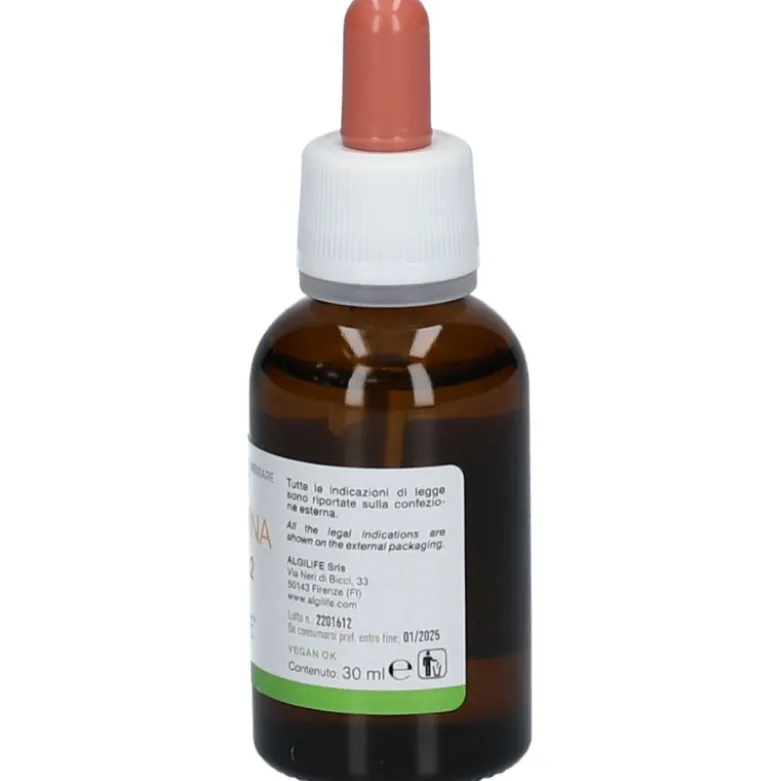 Algilife Vitamina D3+K2 Gocce Integratore per le Ossa 30ml