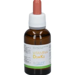 Algilife Vitamina D3+K2 Gocce Integratore per le Ossa 30ml