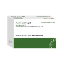 AloCross gel per Occhio Secco 15 Flaconi Monodose da 0,35 ml