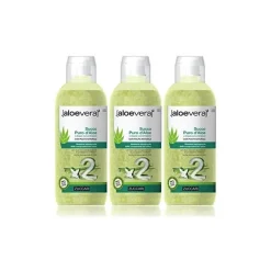 Aloe Vera Zuccari Succo Puro D'Aloe 100% Cofanetto Triplo 3x1lt