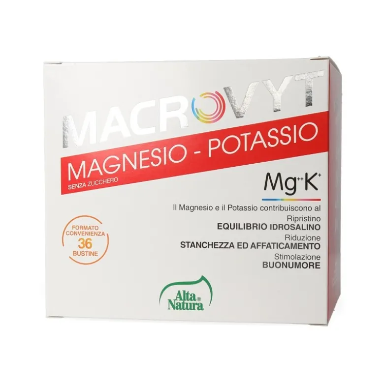 Alta Natura Macrovyt Magnesio/potassio 36 Bustine