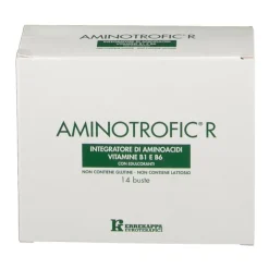 Aminotrofic R Integratore Aminoacidi per Massa Muscolare 14 Bustine
