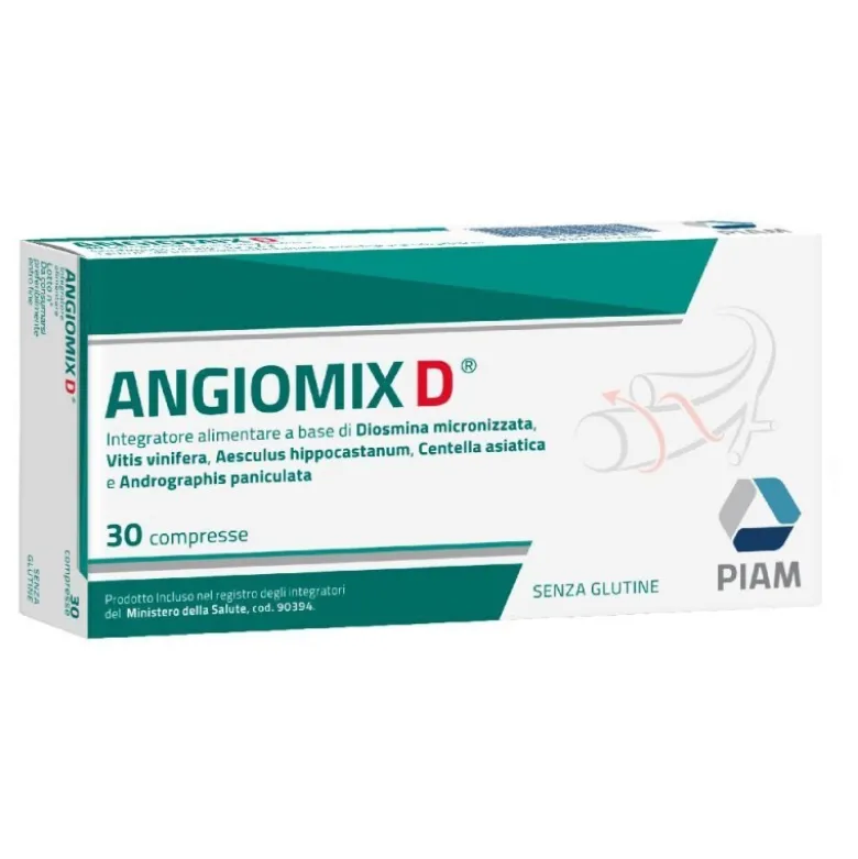 Angiomix D Integratore per Microcircolo e Circolazione 30 Compresse