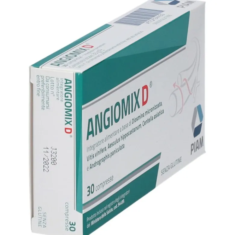 Angiomix D Integratore per Microcircolo e Circolazione 30 Compresse