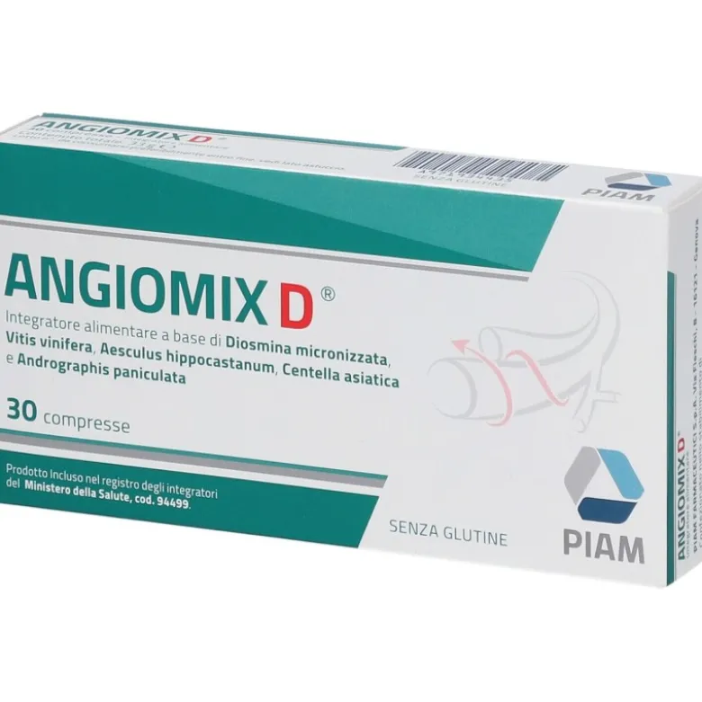 Angiomix D Integratore per Microcircolo e Circolazione 30 Compresse