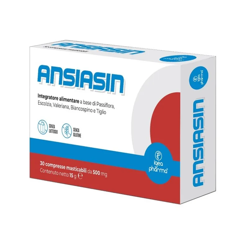 Ansiasin per Rilassamento 30 Compresse Masticabili