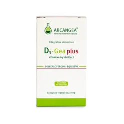 Arcangea D3-Gea Plus Integratore per Ossa e Difese Immunitarie 60 capsule