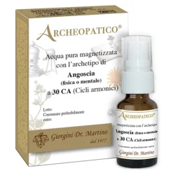 Archeopatico Acqua Pura Magnetizzata angoscia fisica o mentale supporto emotivo flacone spray 10 ml