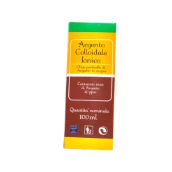 Argento Colloidale Ionico Antibatterico 40ppm 100ml Gocce e Spray