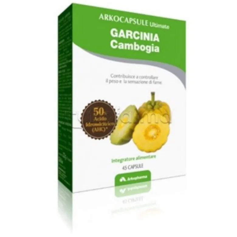 Arkocapsule Garcinia Integratore per Controllo Peso 45 Capsule