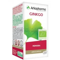 Arkocapsule Ginkgo Bio Integratore per Memoria e Circolazione 45 Capsule