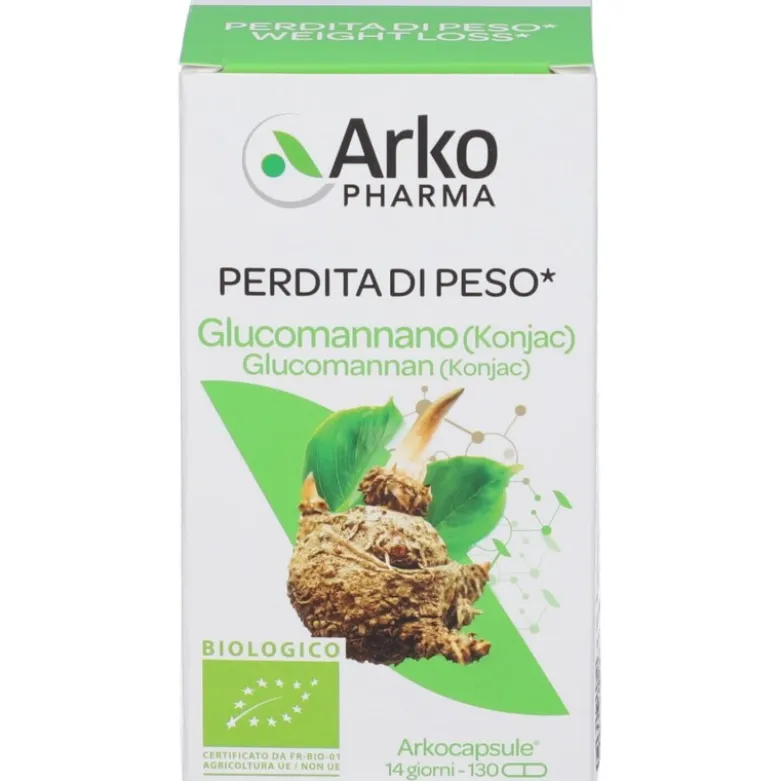 Arkocapsule Glucomannano Integratore per Controllo della Fame 130 Capsule