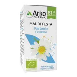 Arkocapsule Partenio Bio per Mal di Testa e Benessere Articolare 45 Capsule Vegetali
