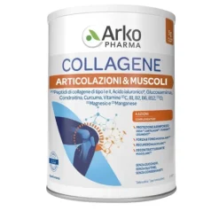 ArkoPharma Collagene Articolazioni e Muscoli Gusto Arancia Polvere 260gr