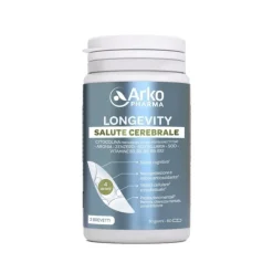 Arkopharma Longevity Salute Cerebrale Integratore per il Benessere Neurologico 60 Capsule