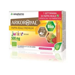 Arkoroyal Junior Pappa Reale Premium Integratore Ricostituente 20 Flaconcini