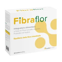 Audax Pharma Fibraflor integratore per intestino e controllo peso 20 bustine