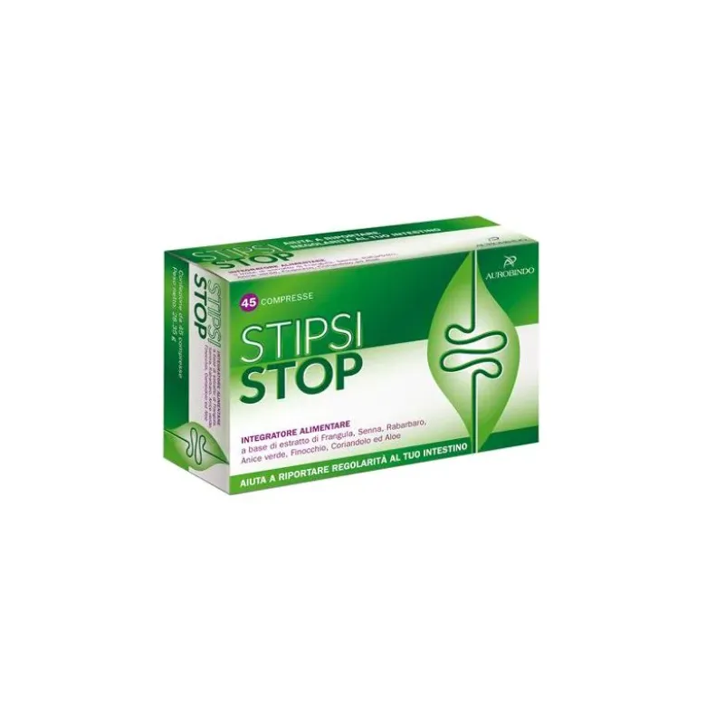 Aurobindo Stipsi Stop Integratore per la Stitichezza 45 Compresse