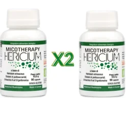 Avd Micotherapy Hericium Integratore per Stomaco Benessere Digestivo e Nervoso 2 Confezioni 180 Capsule