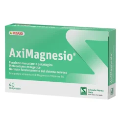 Aximagnesio Integratore con Magnesio 40 Compresse