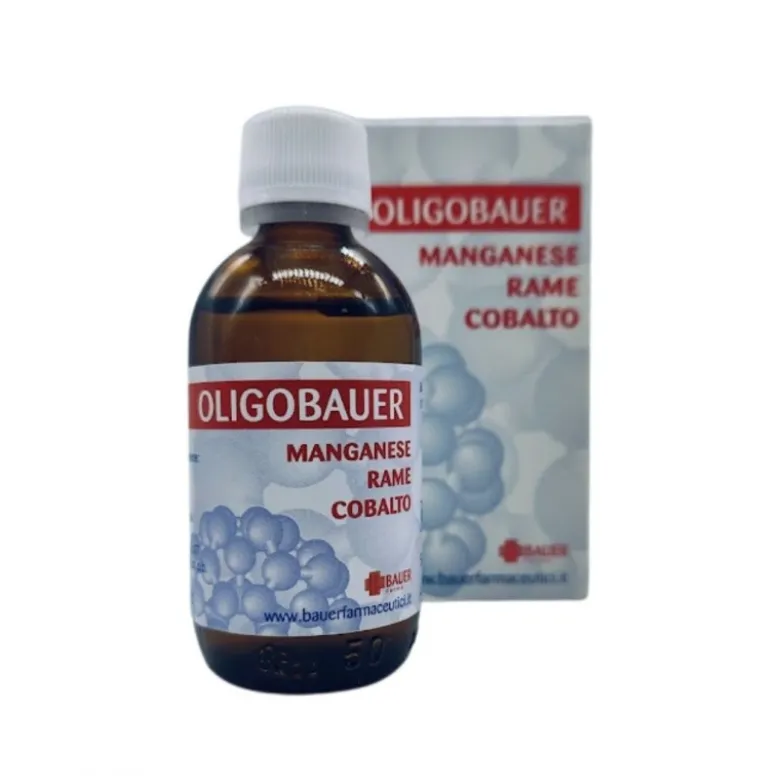 Bauer Oligobauer Manganese Rame Cobalto Oligoelementi Flacone 50ml