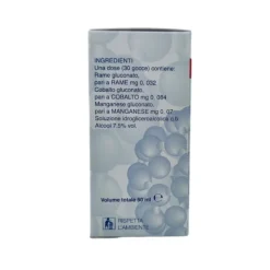 Bauer Oligobauer Manganese Rame Cobalto Oligoelementi Flacone 50ml