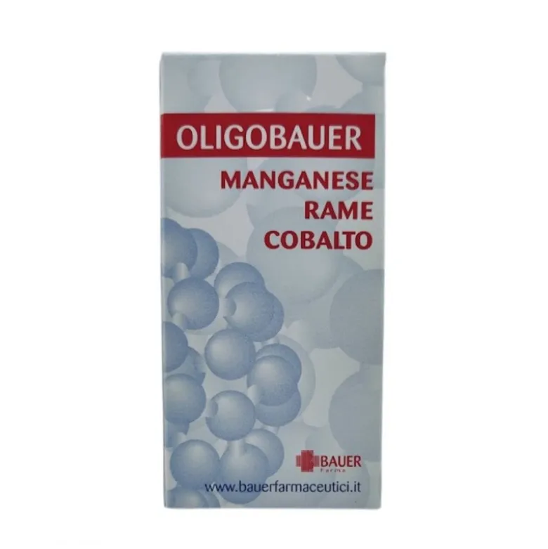 Bauer Oligobauer Manganese Rame Cobalto Oligoelementi Flacone 50ml
