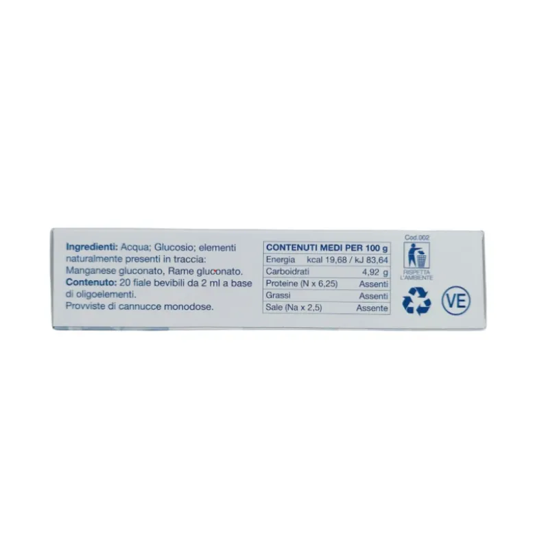 Bauer Oligobauer Oligoelementi Manganese e Rame 20 Fiale